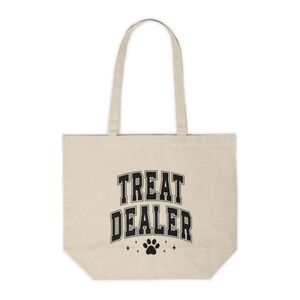 Treat Dealer Custom Canvas Tote Bag
